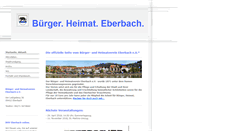 Desktop Screenshot of buerger-heimat-eberbach.de