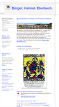 Mobile Screenshot of buerger-heimat-eberbach.de